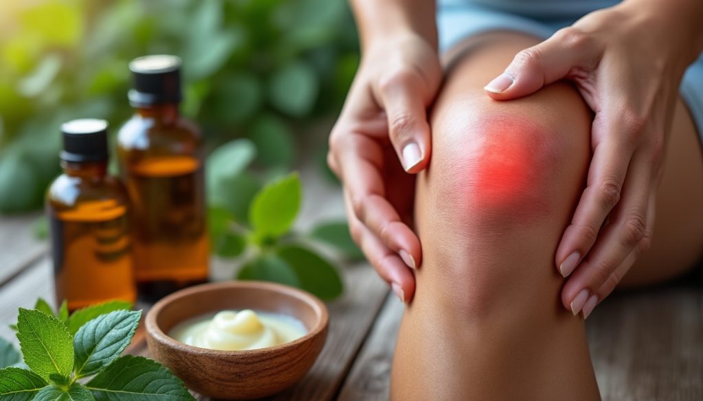 découvrez comment utiliser les huiles essentielles pour soulager un genou gonflé et adopter des solutions naturelles efficaces pour réduire l'inflammation et la douleur.