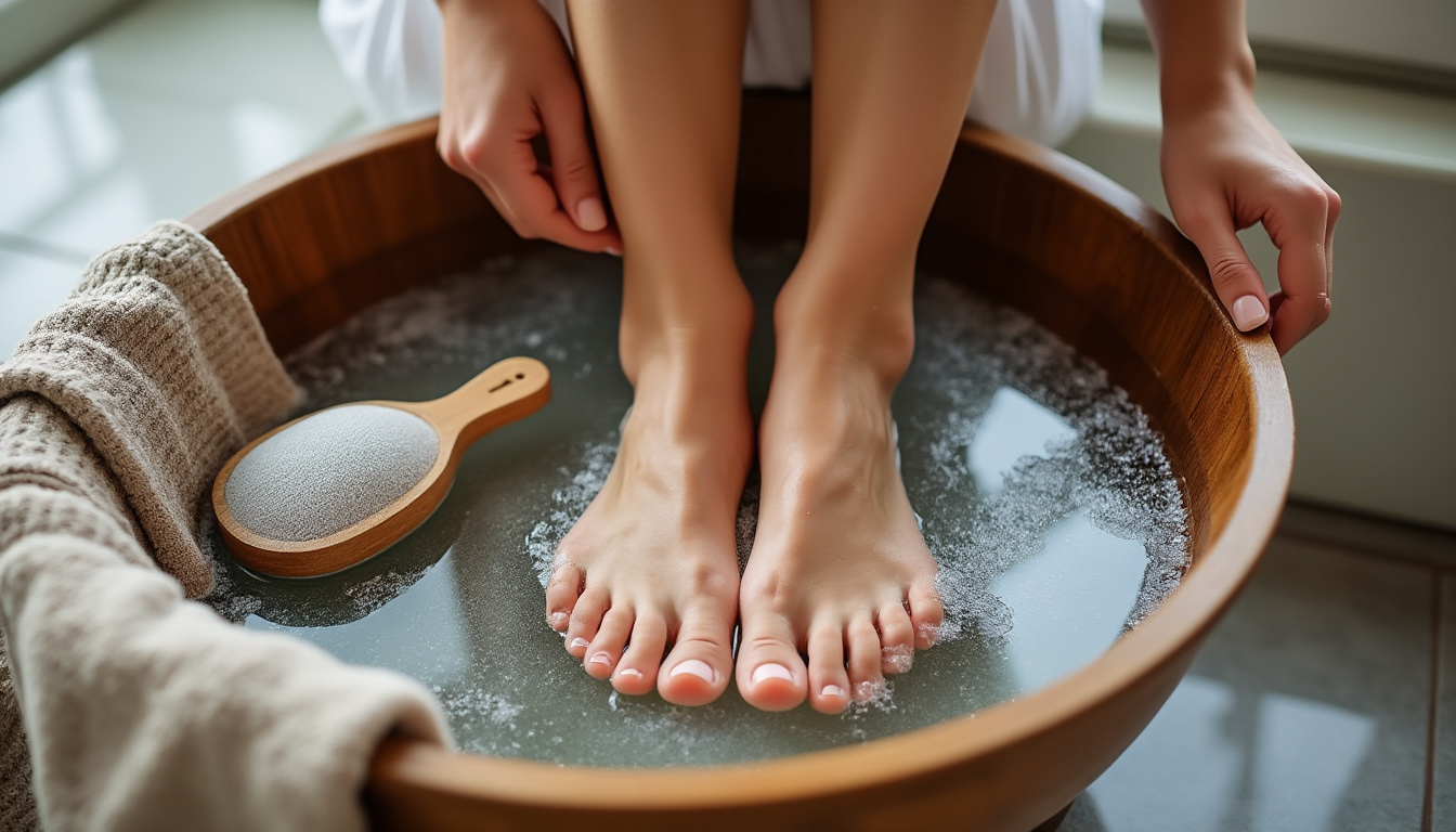 découvrez des méthodes efficaces pour éliminer les peaux mortes aux pieds et retrouver des pieds doux et soignés facilement.