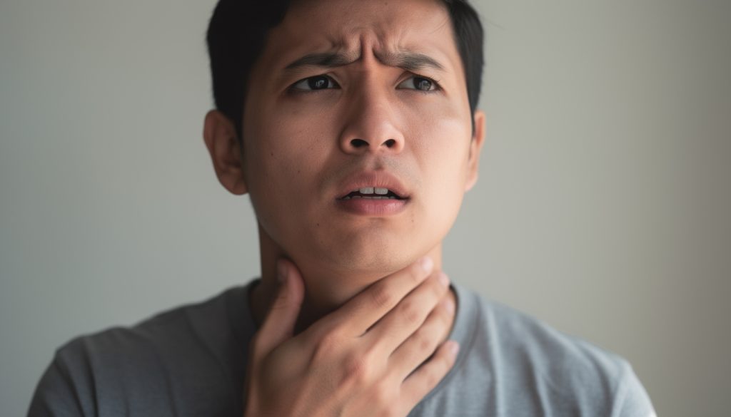 découvrez les causes possibles d'une gorge serrée et d'une sensation d'étranglement, ainsi que des conseils efficaces pour soulager ces symptômes et retrouver votre bien-être.