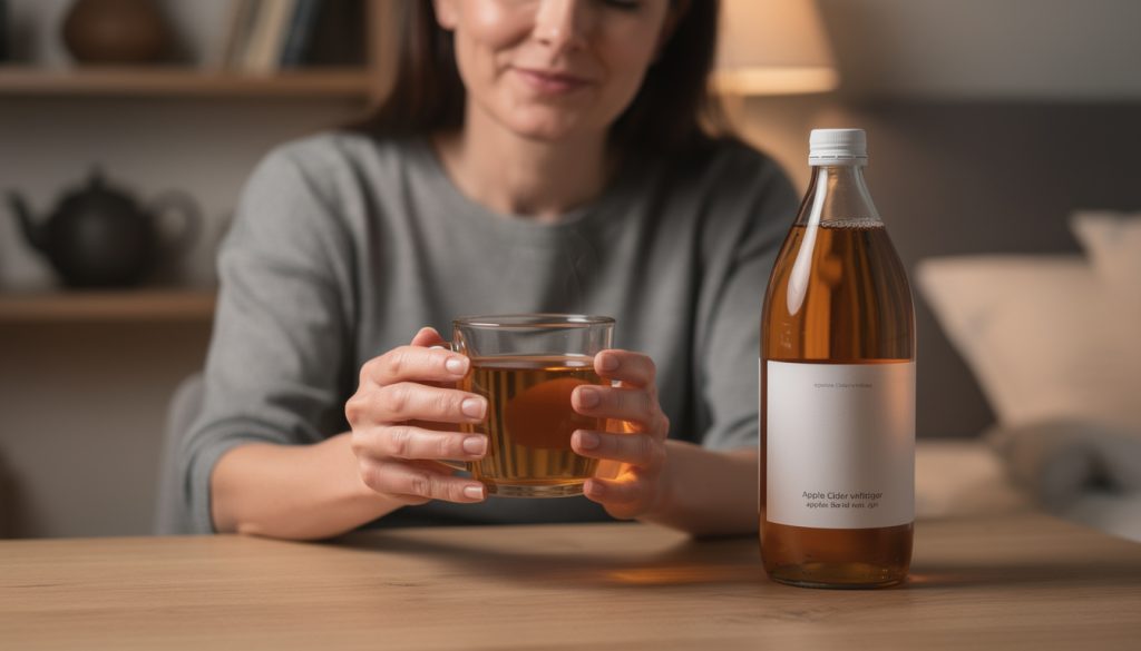 découvrez comment boire du vinaigre de cidre dilué dans de l'eau chaude le soir peut améliorer la qualité de votre sommeil grâce à ses bienfaits naturels.